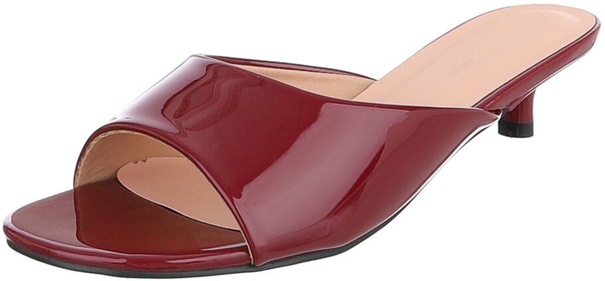 Slipper met hak - instapmodel - dames Mt:37