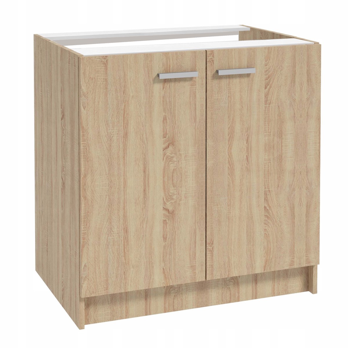 STAMAR - Keukenonderkast 80 cm - eiken sonoma mat - 49 cm diep - 2 deuren en 1 legplank