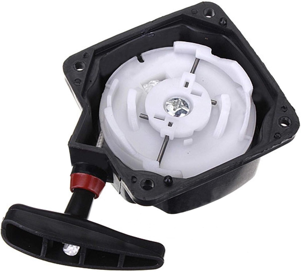 SnelShoppen - Universele Trimmer Starter met Trekkracht - Duurzaam ABS voor Grasmaaiers, Heggenschaar, Borstels, 80mm Breed, Tuin Gereedschap