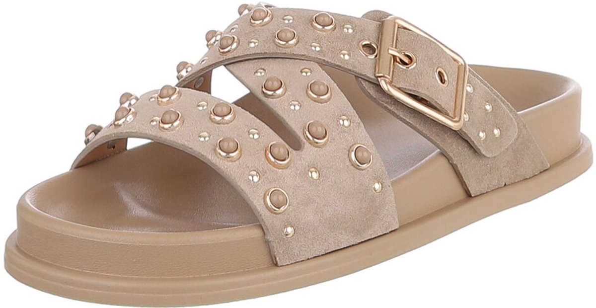 Sandaal - Gesp en studs - Dames casual Mt:38