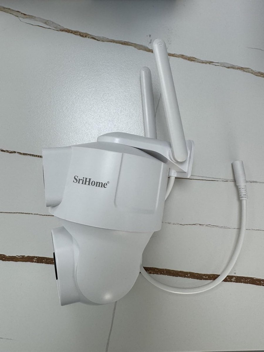 SnelShoppen - 2 x 2MP Outdoor Beveiligingscamera's - 345° Panoramisch - Dual Lens - Kleur Nachtzicht - Mensdetectie - Twee-Weg Audio - IP66 - SD Opsla