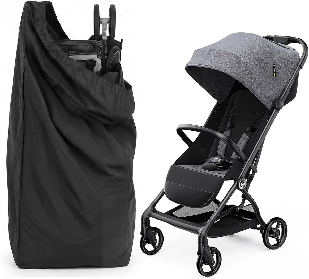 SnelShoppen - Reistas voor Kinderwagen, Universele Waterdichte Reistas met Schouderriem voor Vliegtuig & Outdoor Reizen, Robuust Oxford-Weefsel, Ideaa