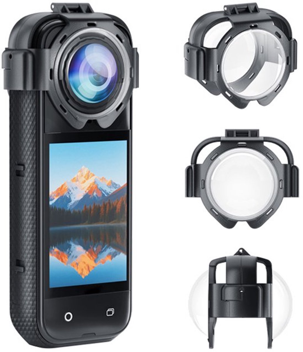 Geschikt voor Optische lensdop met clip-on coating van gehard glas Geschikt voor Insta360 X5