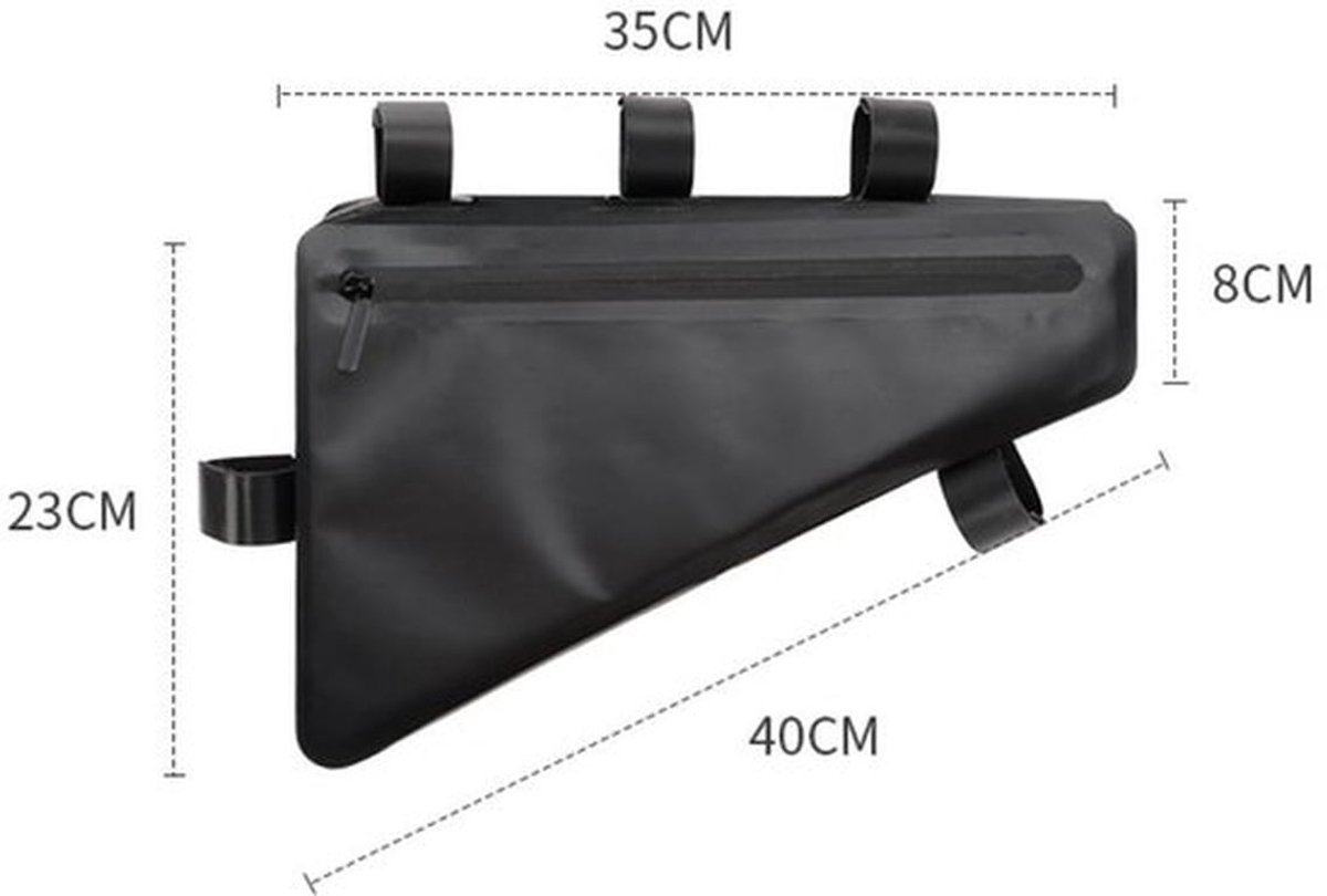 Premium fiets - 4.5L - MTB - racefiets - Bovenbuis - Fietstas frame - waterdicht voor racefiets - Verstelbaar
