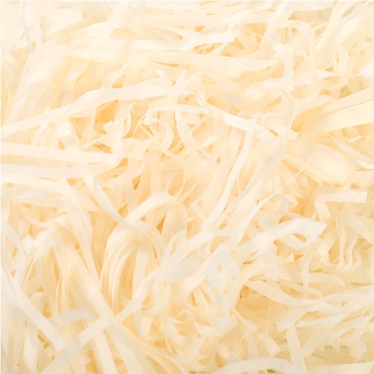 SnelShoppen - 100g Vulling Materiaal, Paasnest Vuller, Gescheurd Papier voor Paasdecoratie, Mandvulling en Cadeauverpakking (Champagne Kleur)