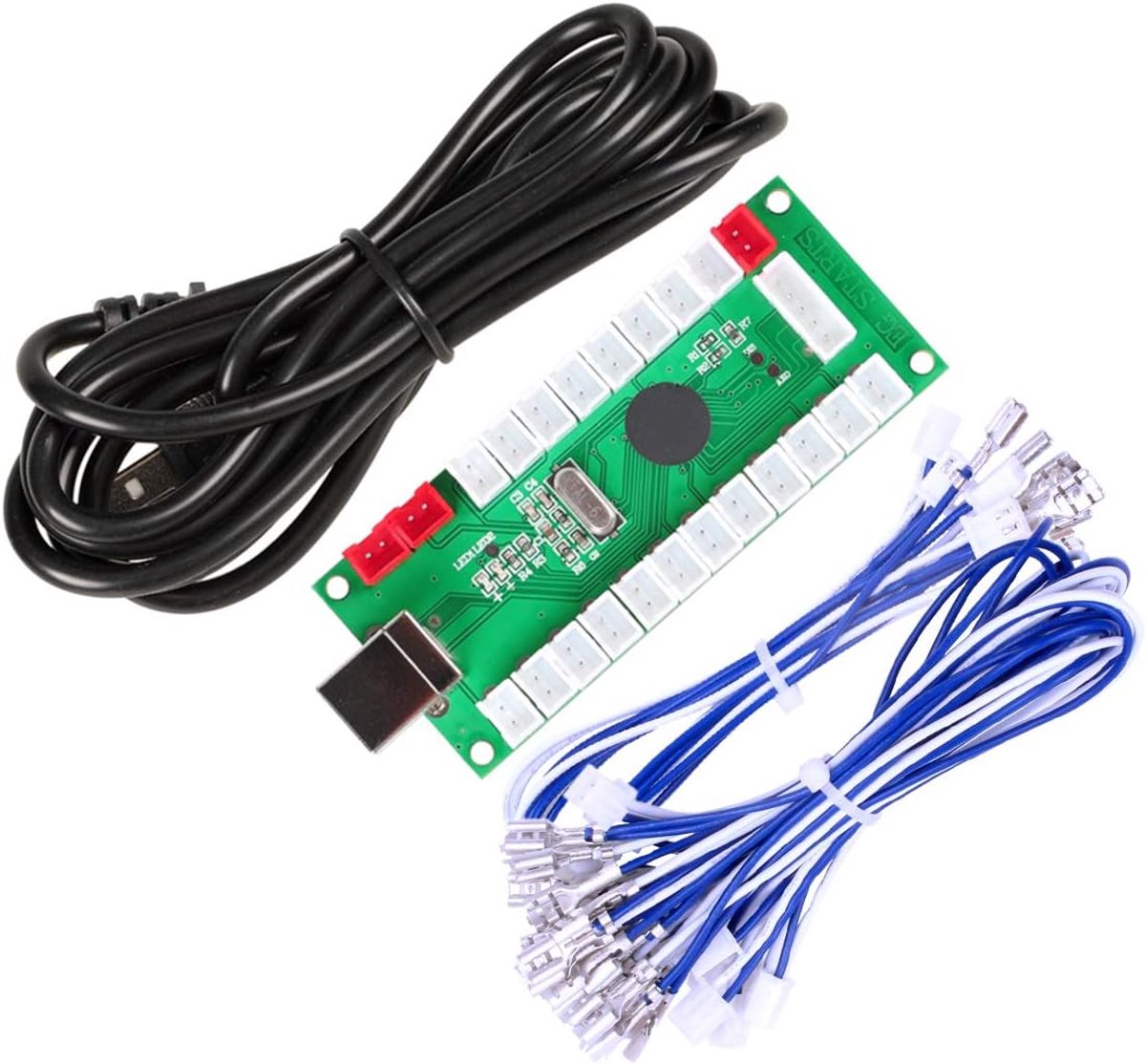 SnelShoppen - Zero Delay Arcade USB Encoder voor PC Joystick - MAME & Raspberry Pi Retro Gaming - DIY Arcade Kits - Geschikt voor Windows XP, 7, 8 - H