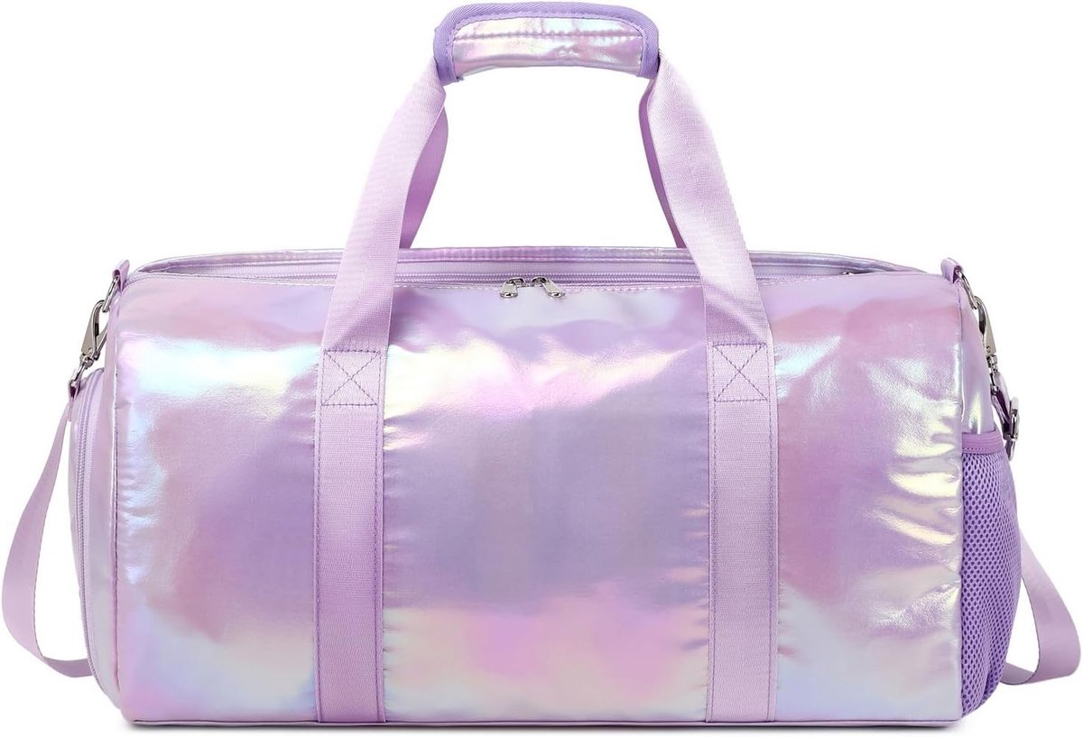 SnelShoppen - Sporttas voor Dames en Kinderen - Reisbagage met Schoencompartiment - Waterdichte Polyester Weekendtas 45x24x20 cm