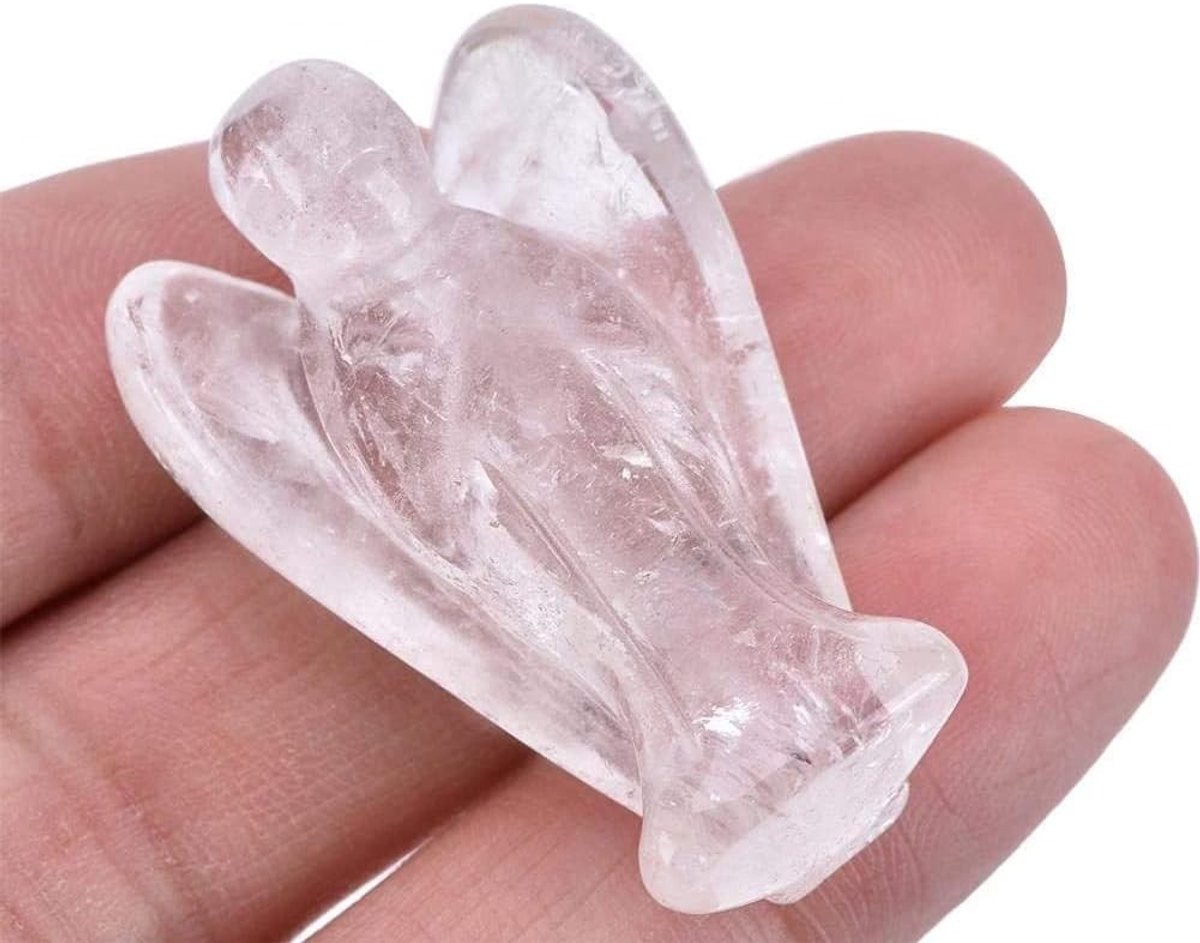 Beschermende Tas voor Engel Gegraveerde Edelstenen en Natuurlijke Geneeskrachtige Kristallen voor Hoofdsieraden