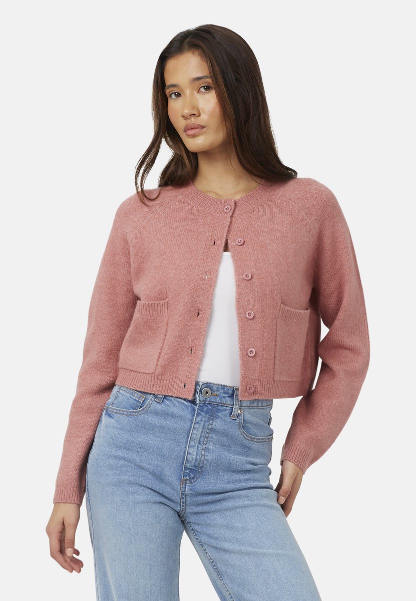 Brave Soul - Vest - Acryl - Vrouwen - Maat L - roze
