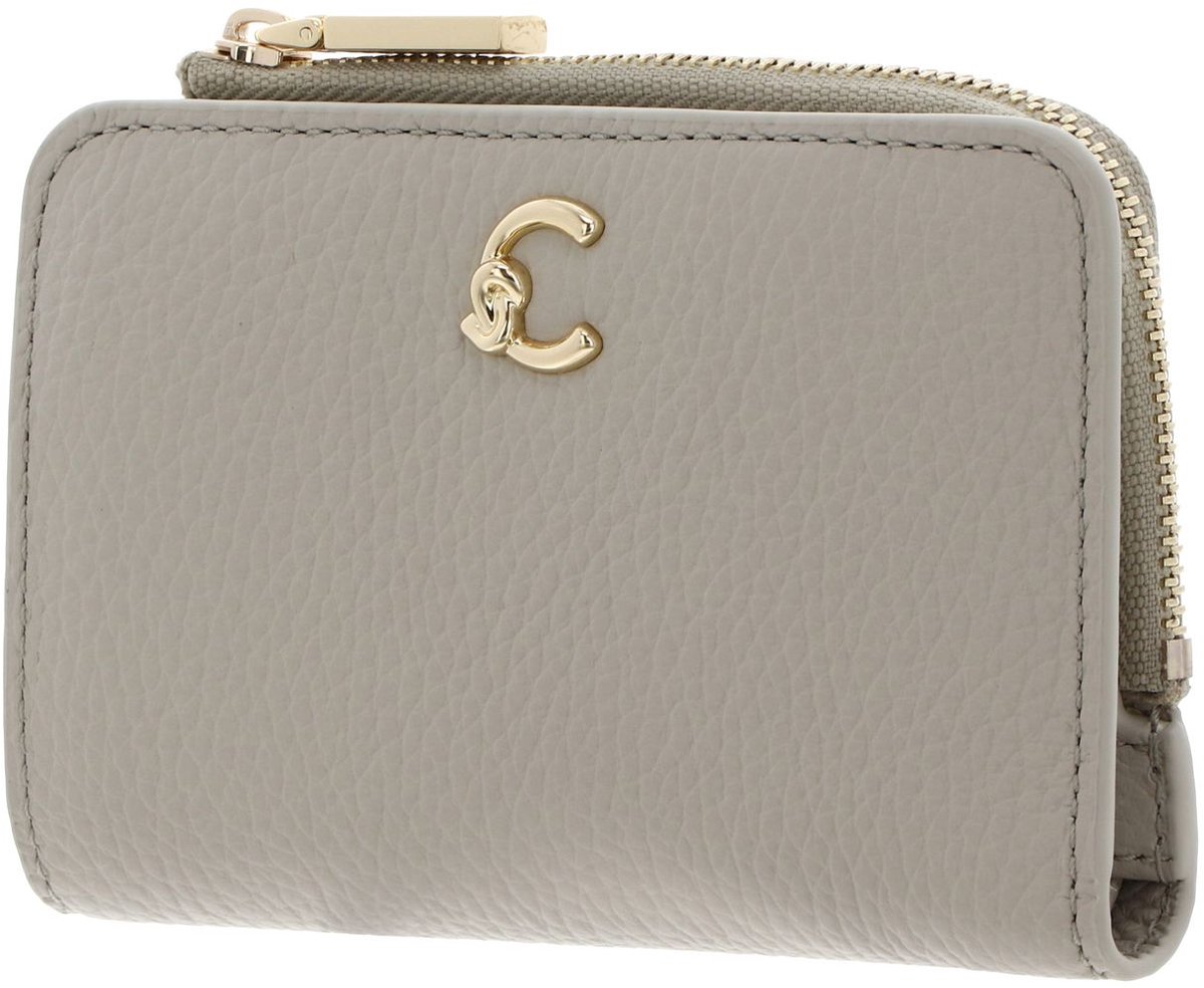 COCCINELLE Leren portemonnee C-Me Wallet Eucalipto groengrijs