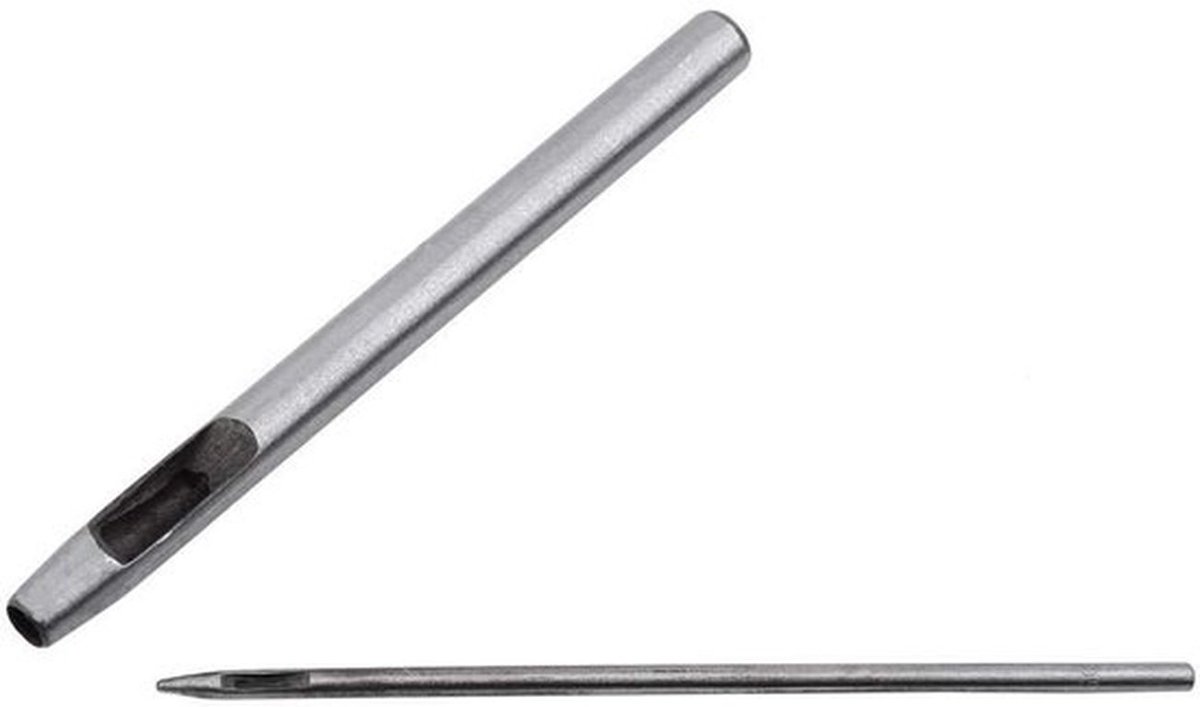 10 Stuks Ronde Holle Lederen Gatpons voor DIY Lederbewerkingsprojecten met Diverse Maten - Riem/ horlogeband Ambachtelijk Gereedschap