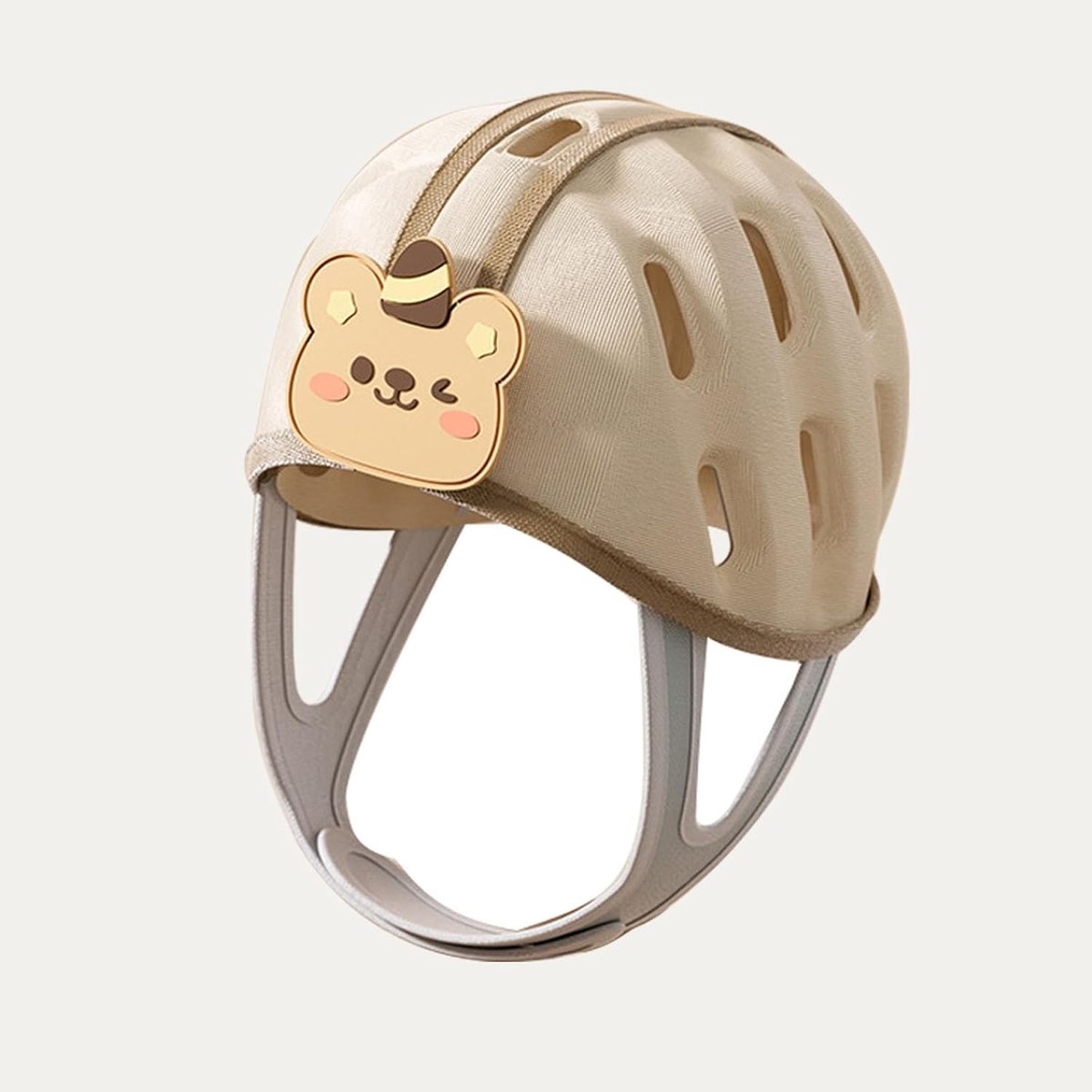 Babyhelm voor kruipen en lopen- zachte veiligheidshelm voor baby's, babyhelm voor 1-2 jaar met valbescherming, verstelbaar, ademend
