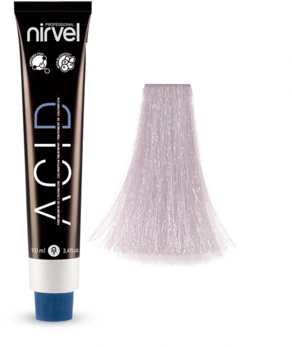Nirvel ACID LIGHT VIOLET 10/26 / Professionele haarkleur met zure pH-waarde en lichtviolette reflecties 100 ml