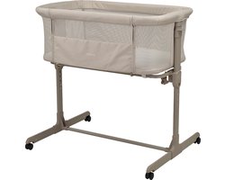 MamaLoes Loua Beige Wieg aan Bed Co-Sleeper