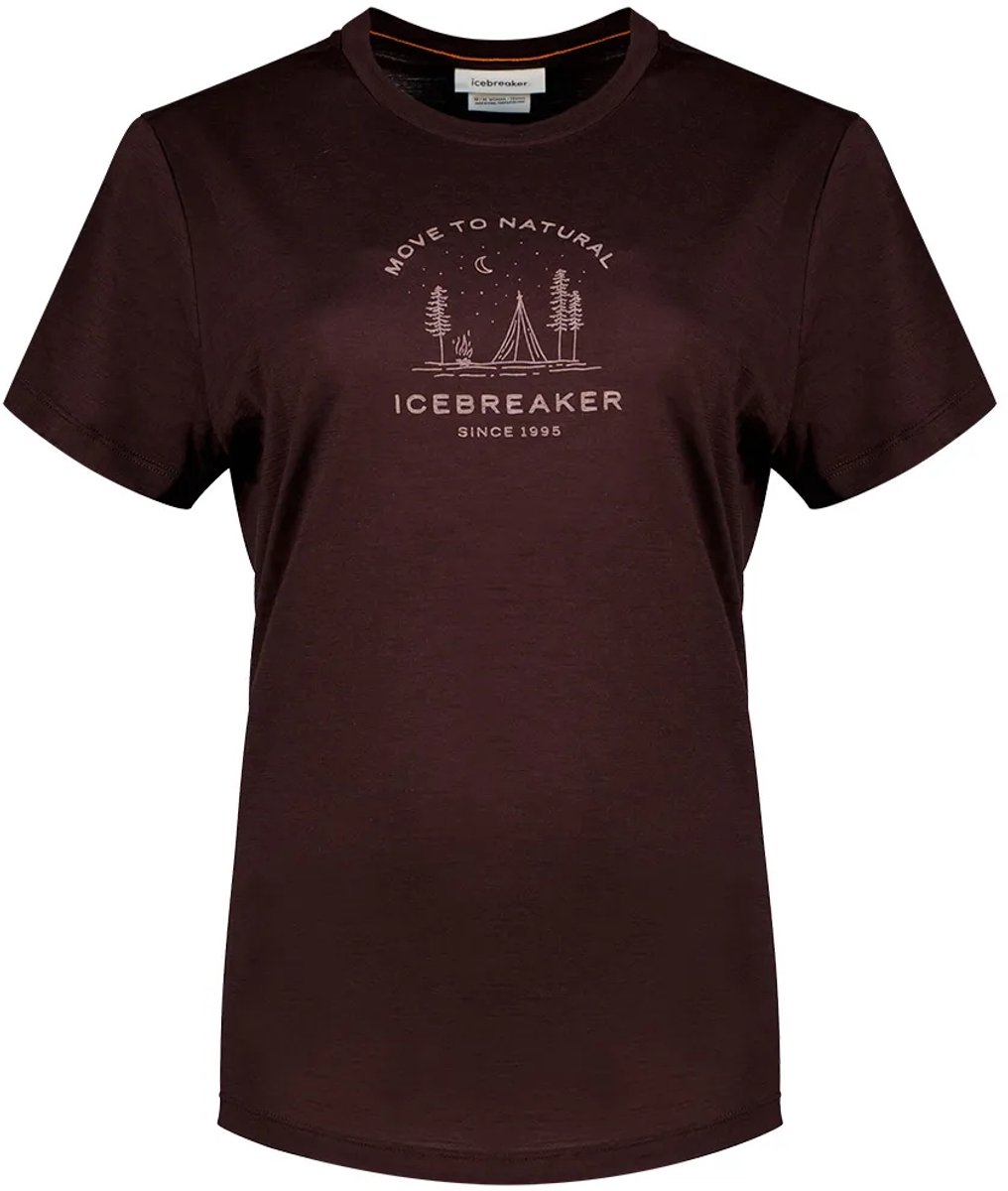 Icebreaker 150 Tech Lite Peace Pas T-shirt Met Korte Mouwen M Vrouw