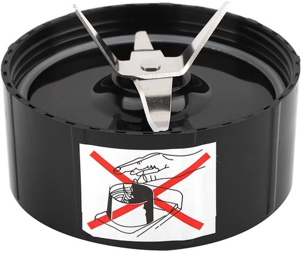 Extractie Cross Blade Juicer - Vervangingsmes voor Blender - Zwart - Keuken Accessoire - Hakken, Raspen en Mengen - Geschikt voor Groente