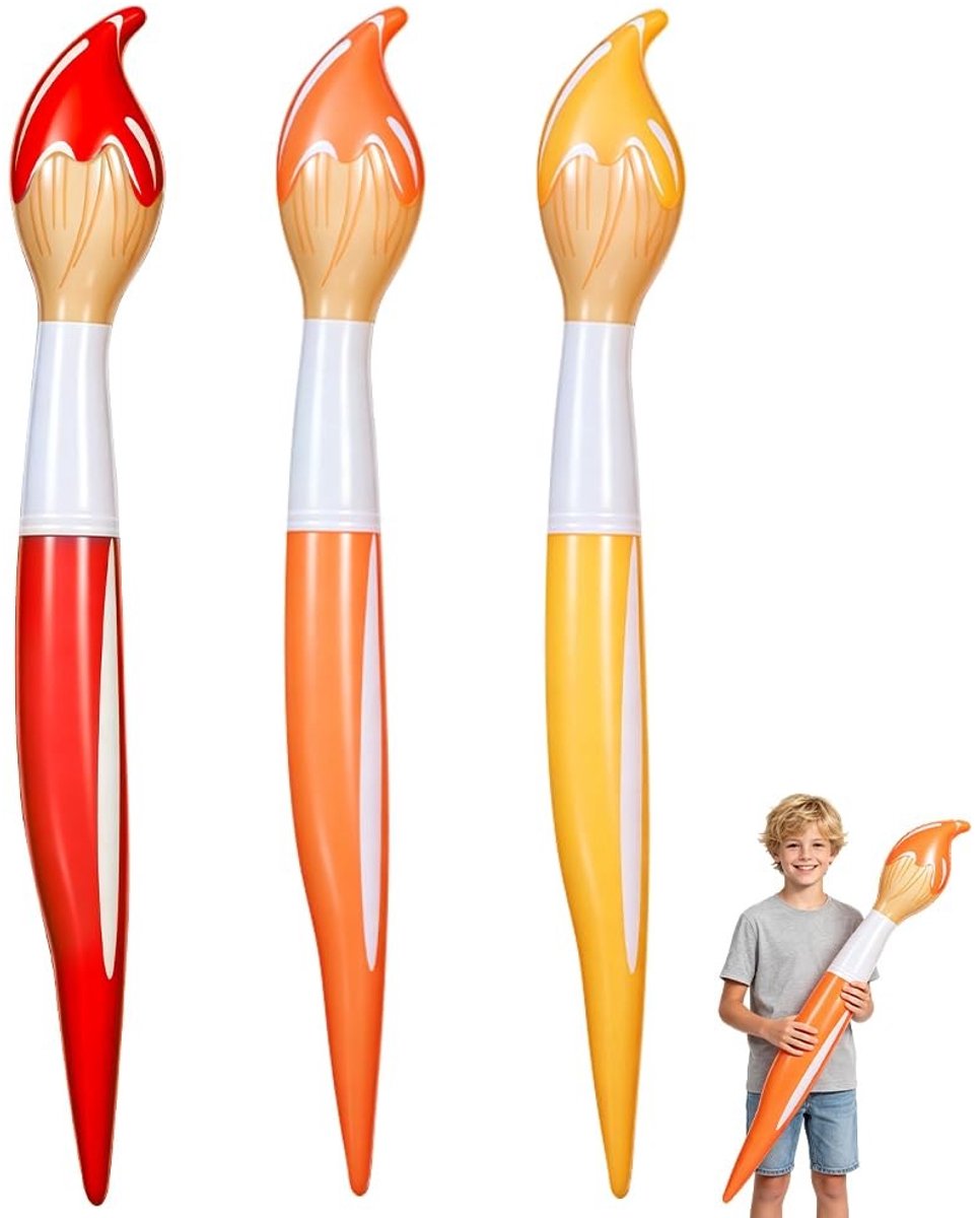 Solidchoice - Set van 3 Opblaasbare Potloden voor Decoratie