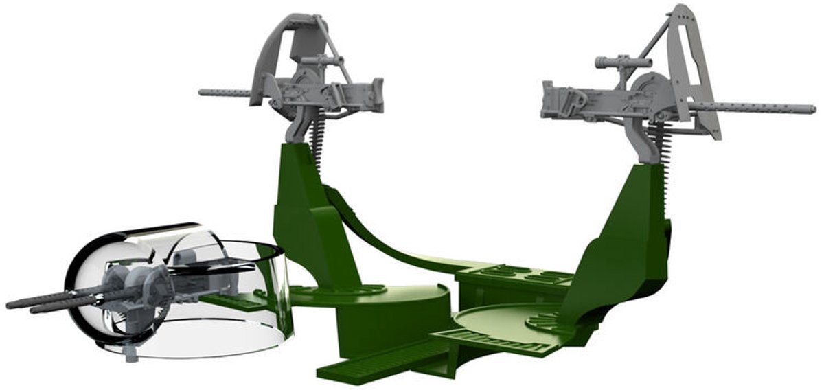 Eduard Modelbouwpakket - 6481214 PRINT - Machinegewerenset voor Consolidated PBY-5A Catalina Resin onderdeel - 1:48 - Modelbouw