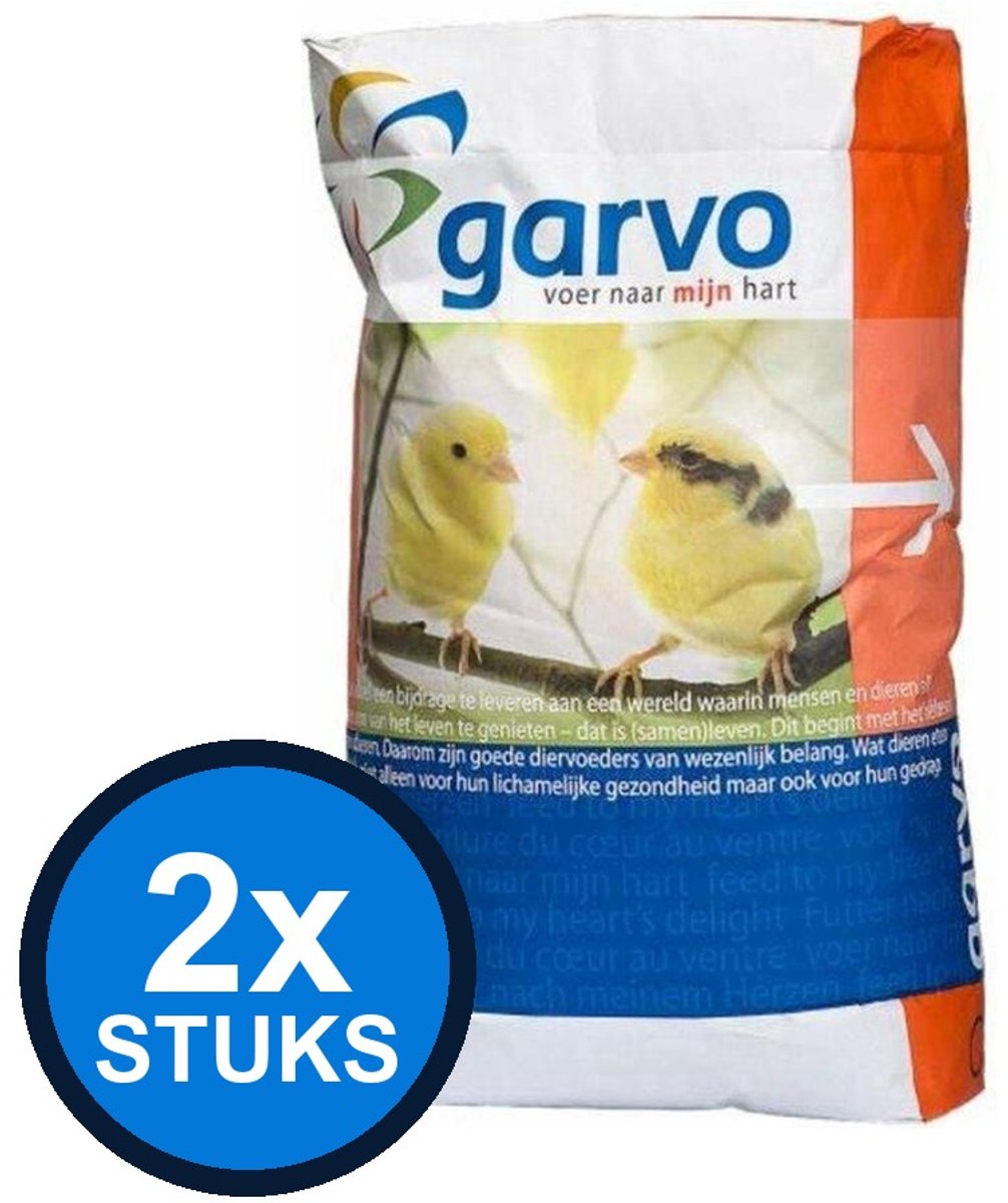 2x Garvo Kanarie Zoet Standaard - Vogelvoer