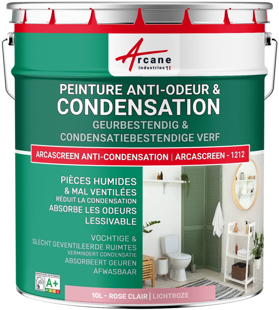 Anti-condensatieverf, anti-geurverf voor vochtige ruimtes: ARCASCREEN ANTI-CONDENSATION