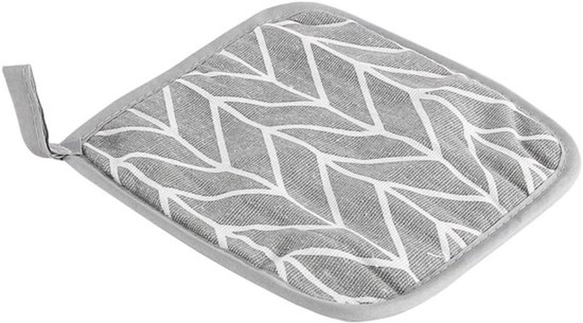 Keuken Pannenlappen - Hittebestendig - Vierkant - Katoenen Pannenlap - Onderzetters voor Tafel - Geschikt voor Koken en Bakken