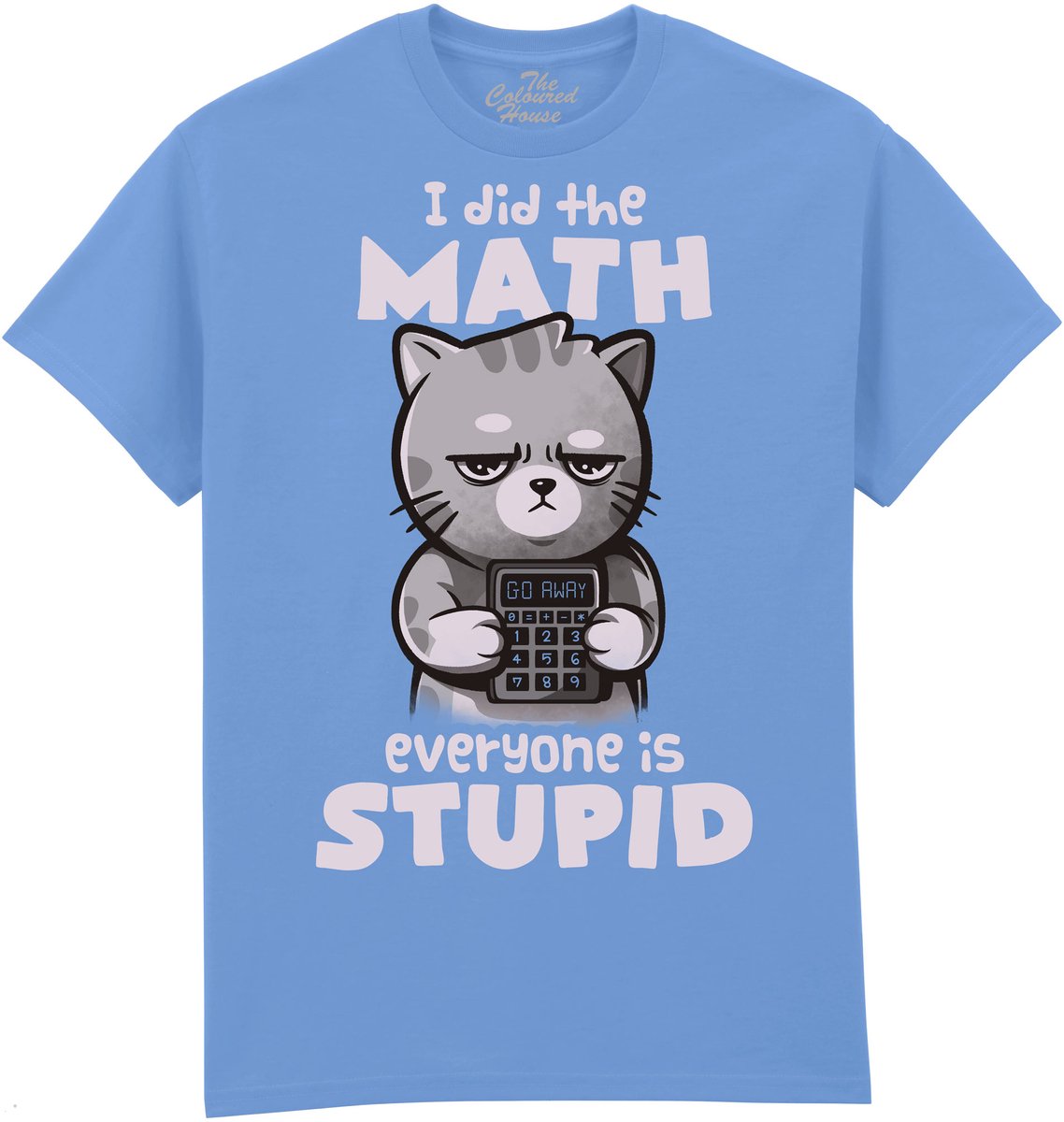 Kat Math Cat The Coloured House T-shirt XL