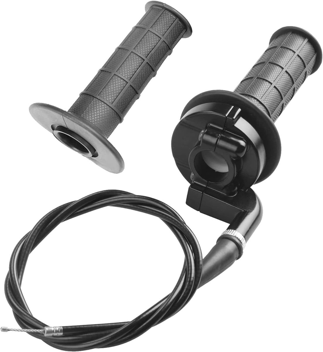 Motorfiets Handgreep 7/8" 22mm met Kabel en Gasklephouder, Vervangingsonderdeel voor 50cc-250cc Pit Bikes en Dirt Bikes