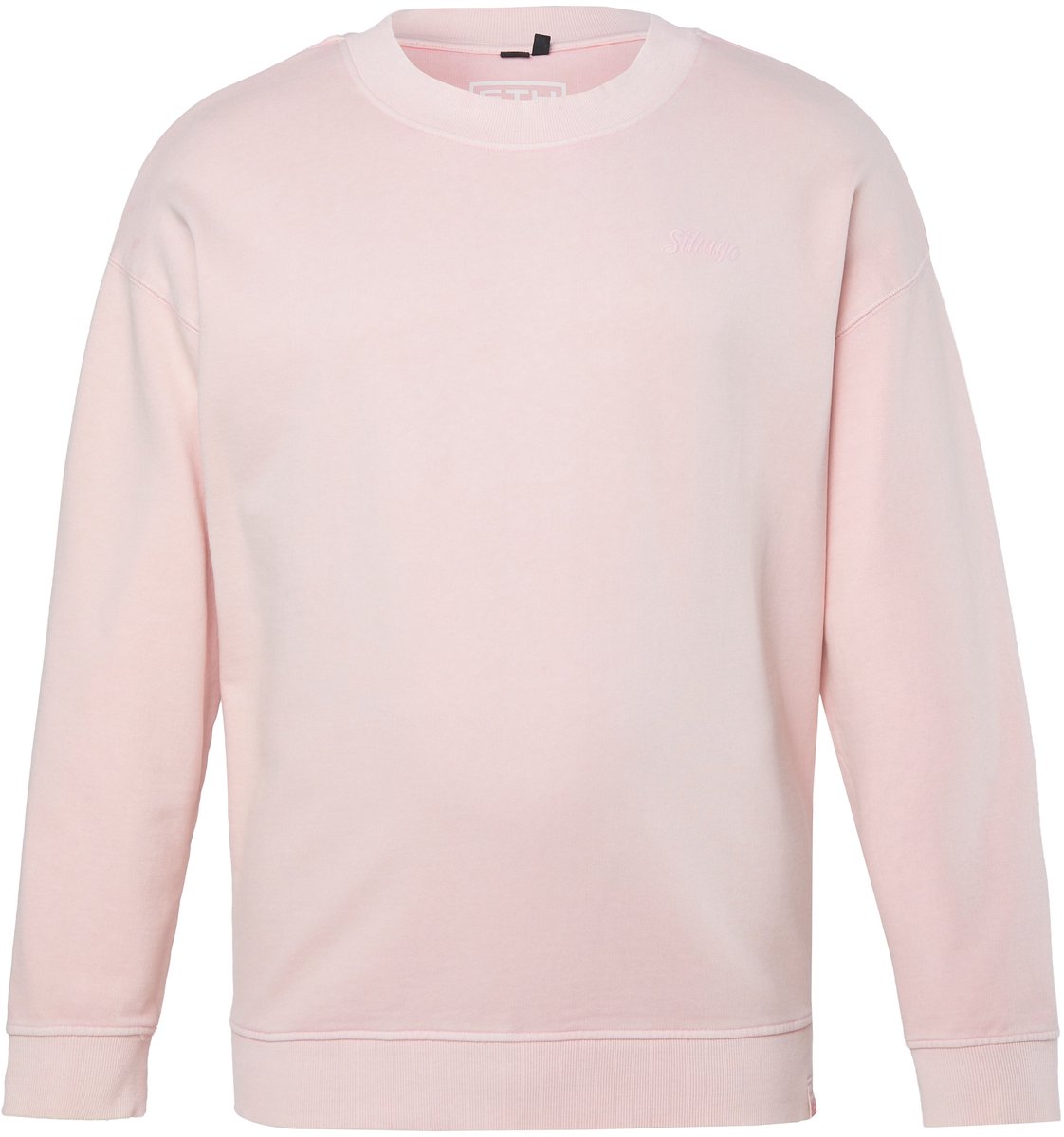 STHUGE - Heren - Sweatshirt oversized vintage look tot 8XL - Diepmauve - Maat 5XL
