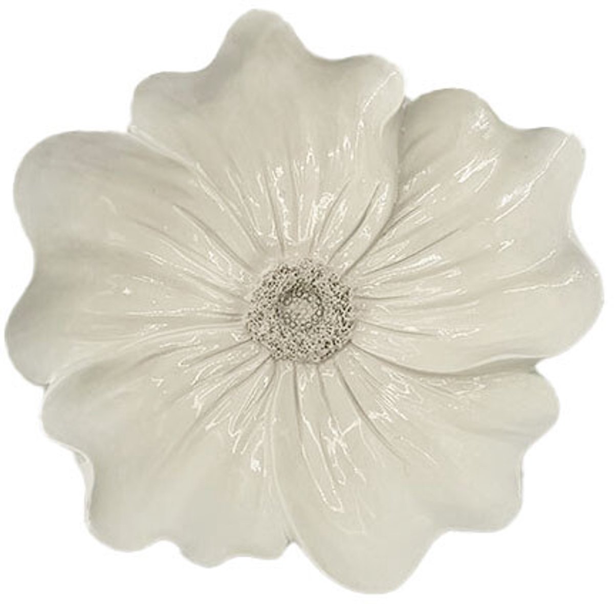 HomeBound - Wanddecoratie Bloem Helia Beige - 15,3 cm