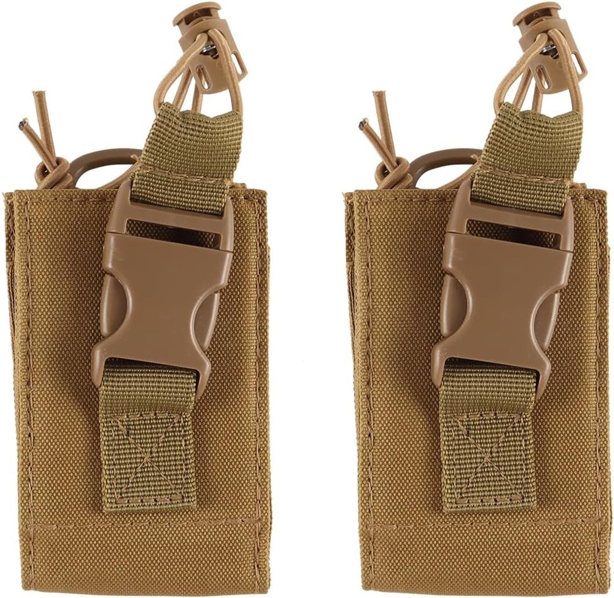 Verstelbare holster voor walkie-talkies | Nylon opbergtas | Draagbare opslagoplossing voor communicatieapparatuur