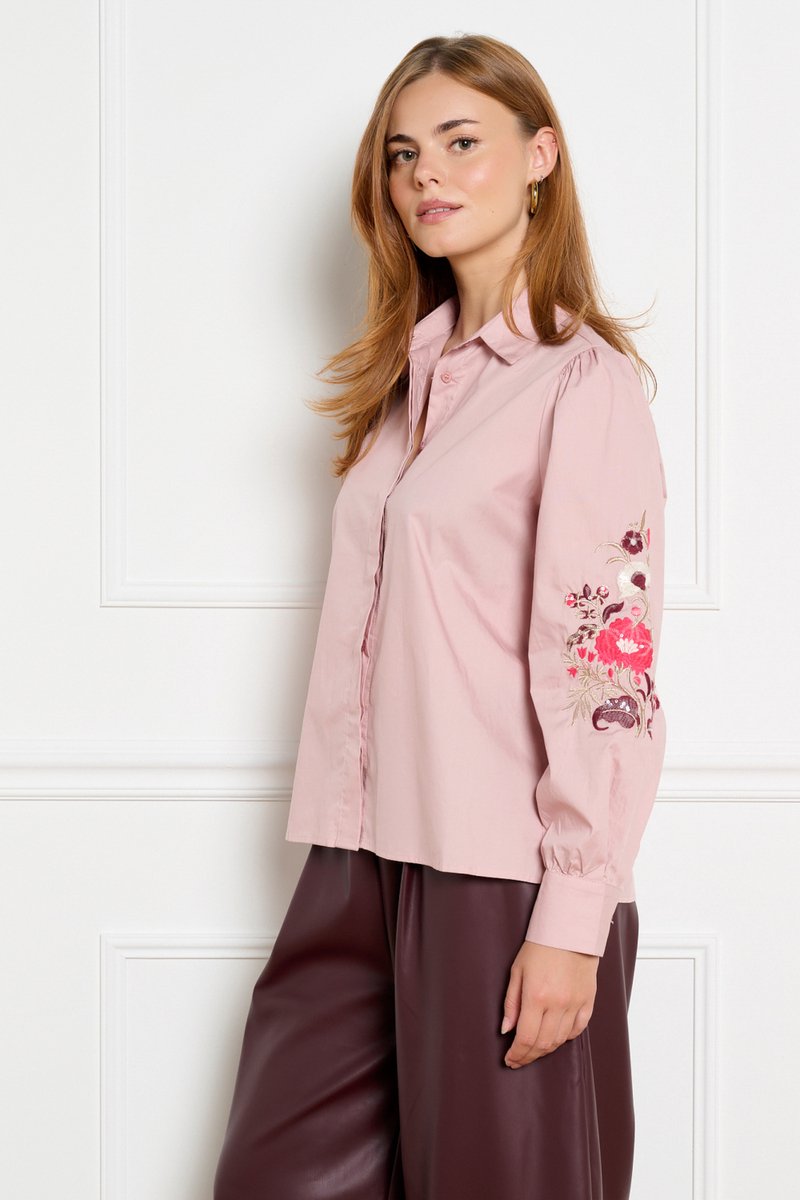 LolaLiza Blouse C Milou 2f 05703254 Light Pink Dames Maat - W36