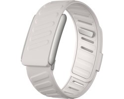 YONO Bandje geschikt voor Whoop 5.0 Sportarmband - Siliconen Polsband - Verstelbaar - Waterbestendig - Beige