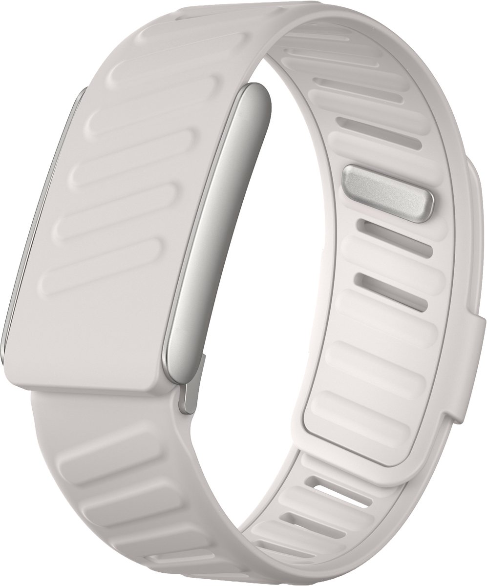 YONO Bandje geschikt voor Whoop 5.0 Sportarmband - Siliconen Polsband - Verstelbaar - Waterbestendig - Beige