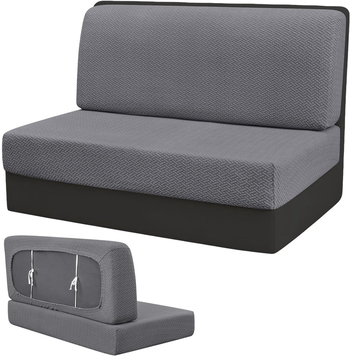 jackfru Overtrekken voor caravankussen, stoelhoezen, camper, stretch, waterdicht, caravanbekleding, rugleuning en - ShopVlot