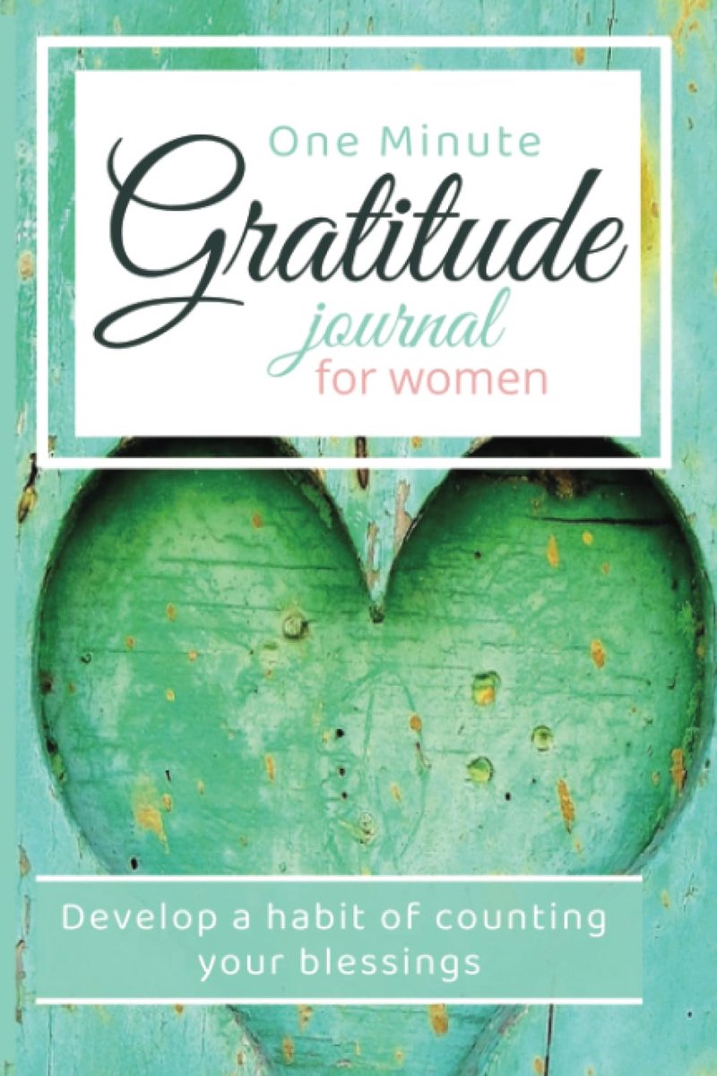 SnelShoppen - One Minute Gratitude Journal voor Vrouwen - Jaarlijkse Waardering, Bevestigingen en Reflecties voor Dagelijks Geluk - Inspirerend Notiti