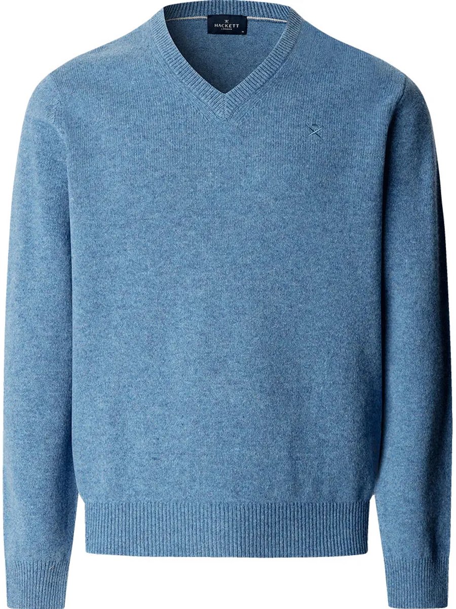 Hackett Hm7000288 Trui Met V-hals Blauw 2XL Man