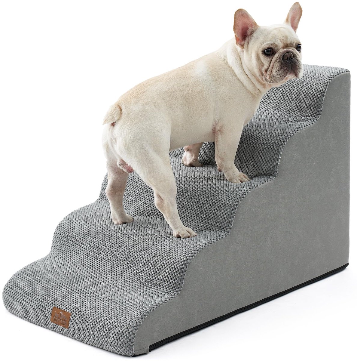 Famanu – Brede hondentrap voor kleine huisdieren, lekvrije hoes, hoge dichtheid schuim kattenoprit, lichtgewicht en duurzaam, 19,7 x 33,8 x 22,4 inch