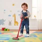 Dirt Devil Speelgoed Stofzuiger 3-in-1 - Steelstofzuiger en Handstofzuiger 2 Opzetstukken - Werkende Zuigfunctie en Realistische Geluiden - Voor Jongens en Meisjes vanaf 3 Jaar - Rood/ Grijs