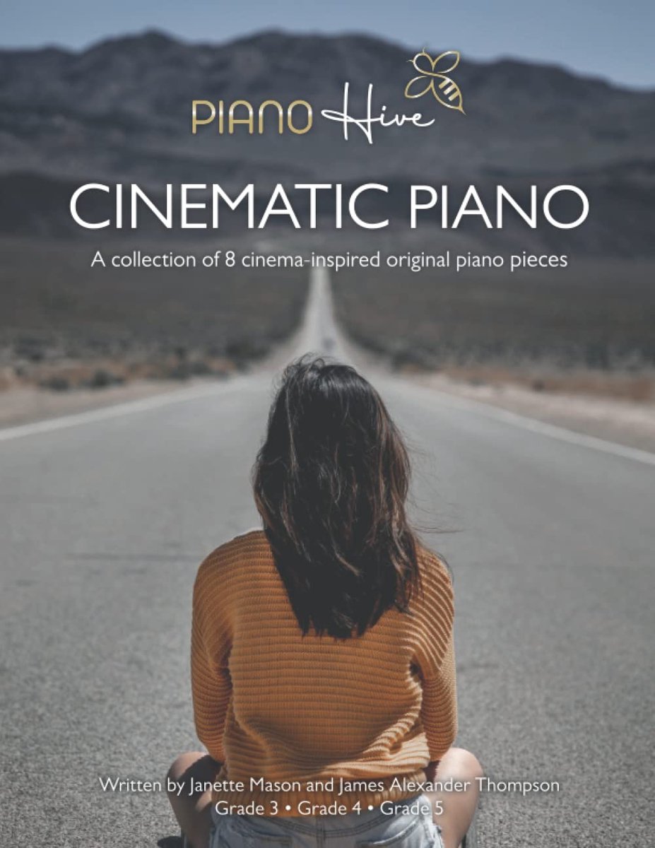 Cinematic Piano: Beautiful, Cinema Inspired Piano Sheet Music Book for Adults & Children. Grade 3-5. Intermediate - ShopVlot