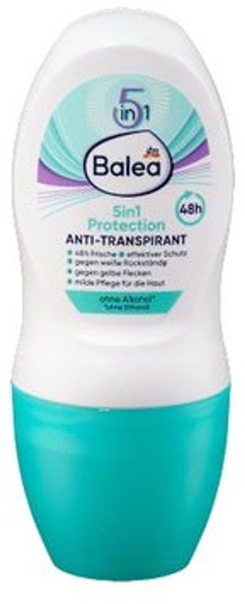 Balea Antitranspirant Deo Roll On Protection 5 in1