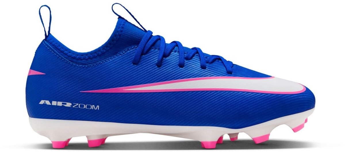 NIKE JR ZOOM VAPOR 16 ACADEMY FG/MG RACER 446 5 5Y Blauw