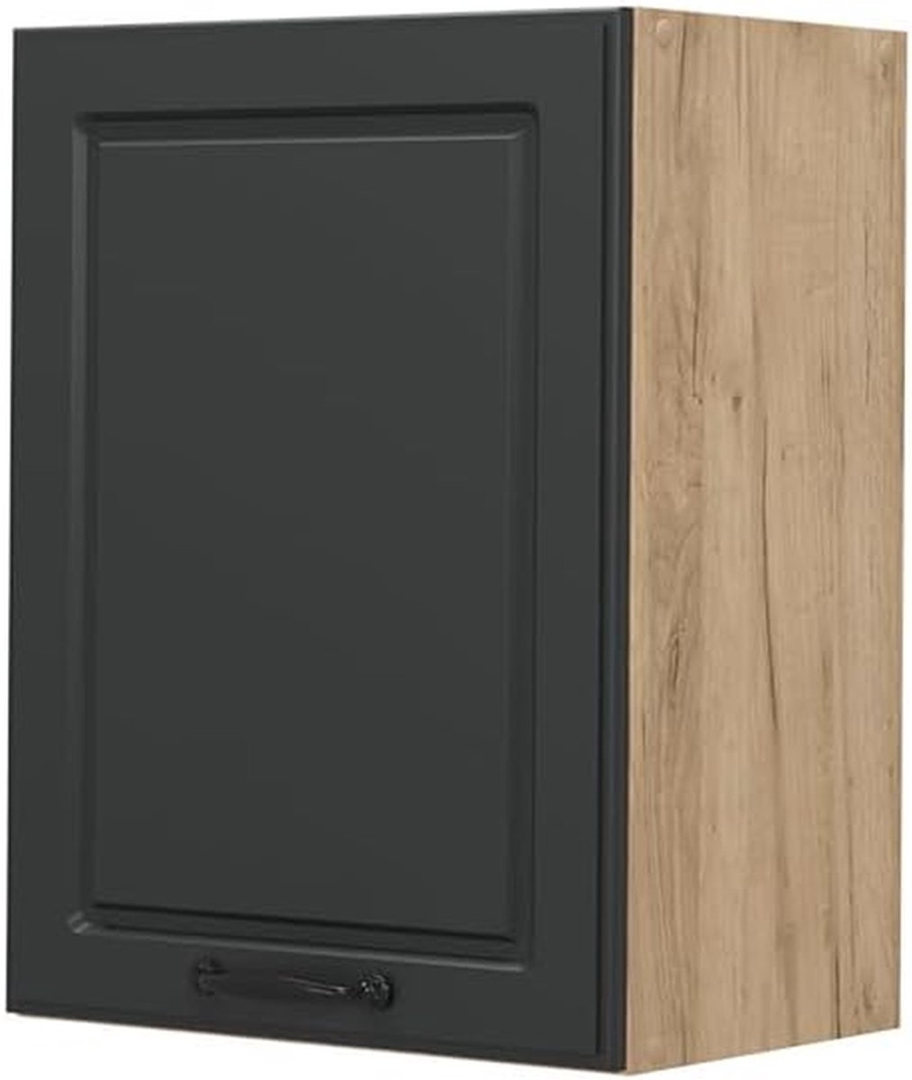 Hangkast - Muurkast Keuken - Keuken Organiseren - Flexibel Combineerbaar - 45 cm Breed - Antraciet