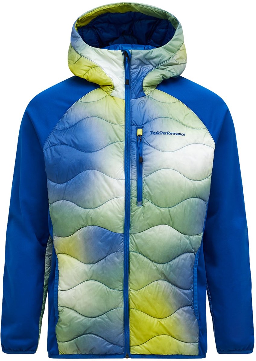 Peak Performance Helium AOP Dons Hybride Hoodie Heren Multicolor