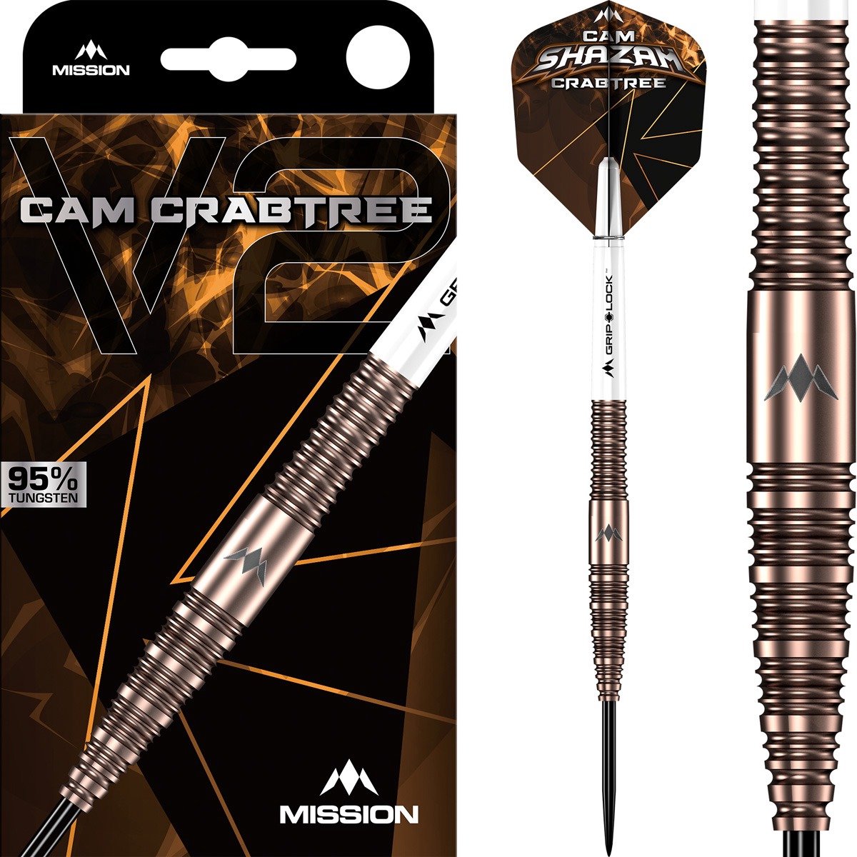 Mission Cam Crabtree V2 95% - Dartpijlen