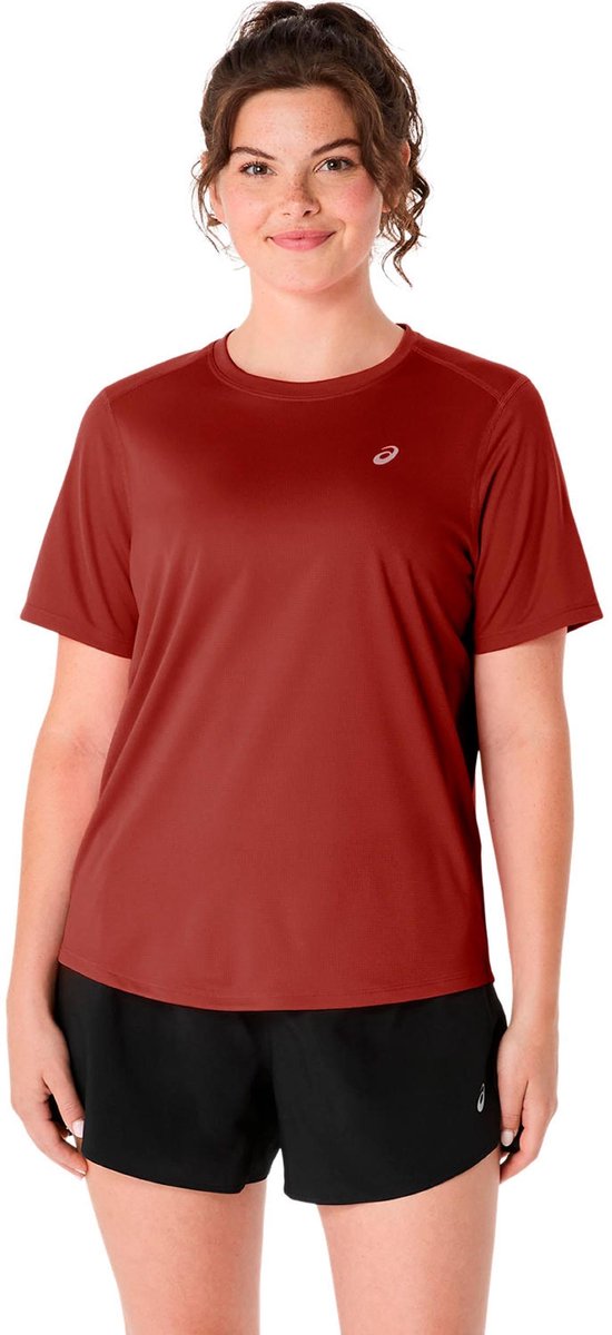 ASICS Core SS Top - Hardloopshirt - Bordeaux - M