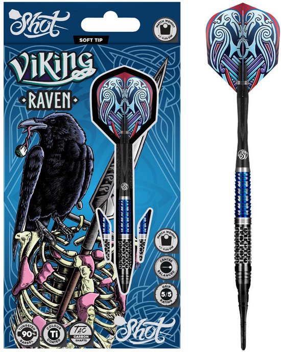 Shot Viking Raven 90% - Soft Tip Darts van Shot! — afbeelding 4