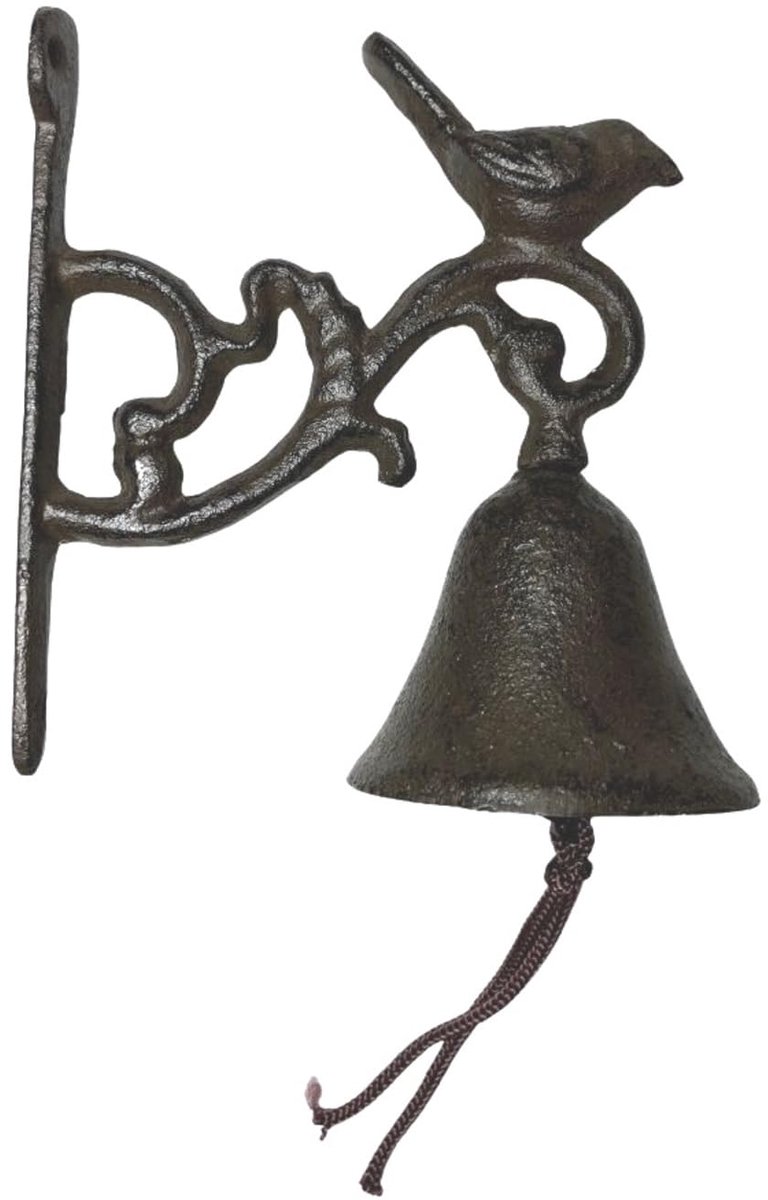 vogel deurbel gietijzer - decoratief - robuust design - verwelkom gasten met stijl - ShopVlot