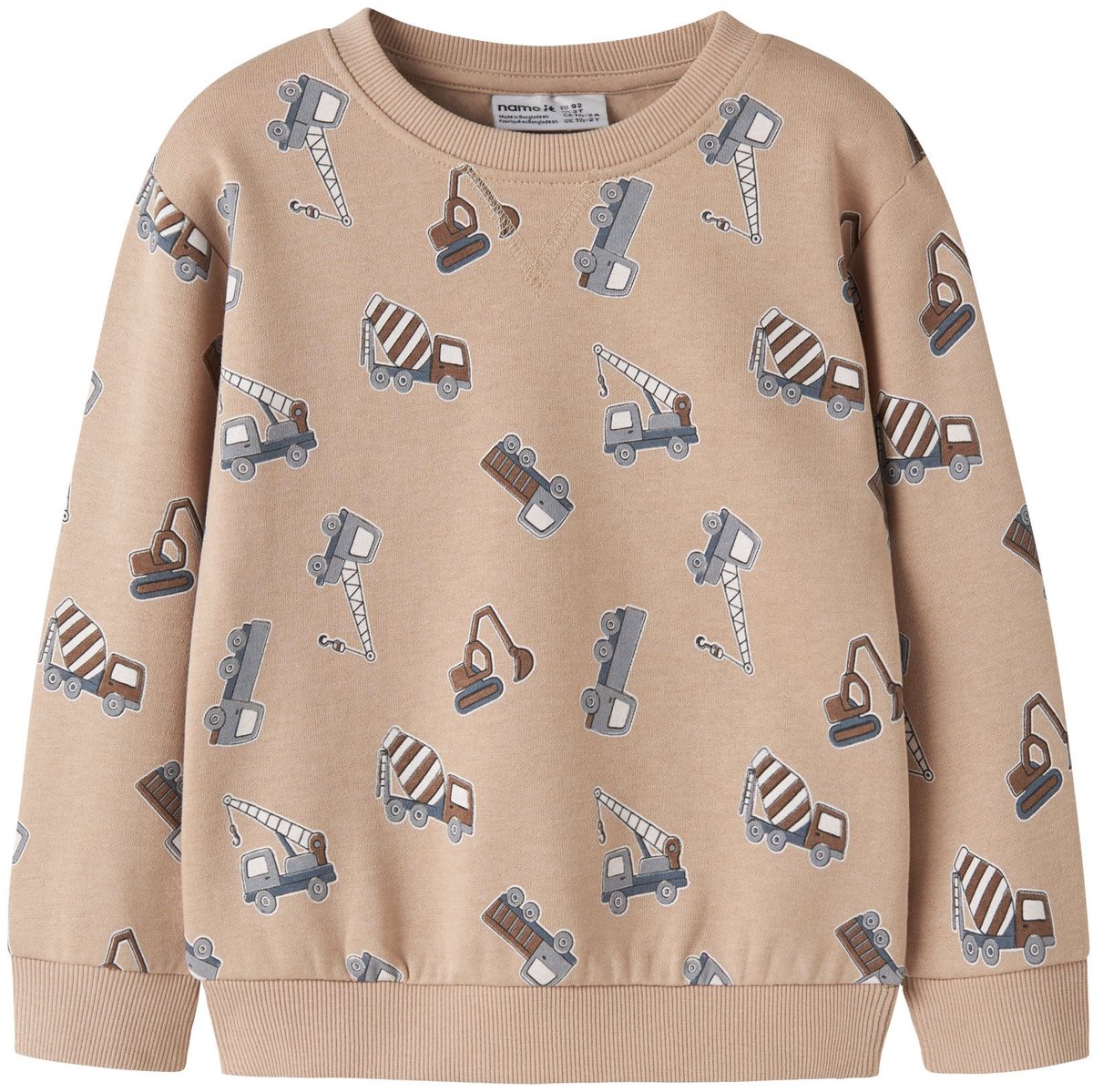 NAME IT - NMMVIMO LS NREG AOP SWEAT BRU Jongens Trui