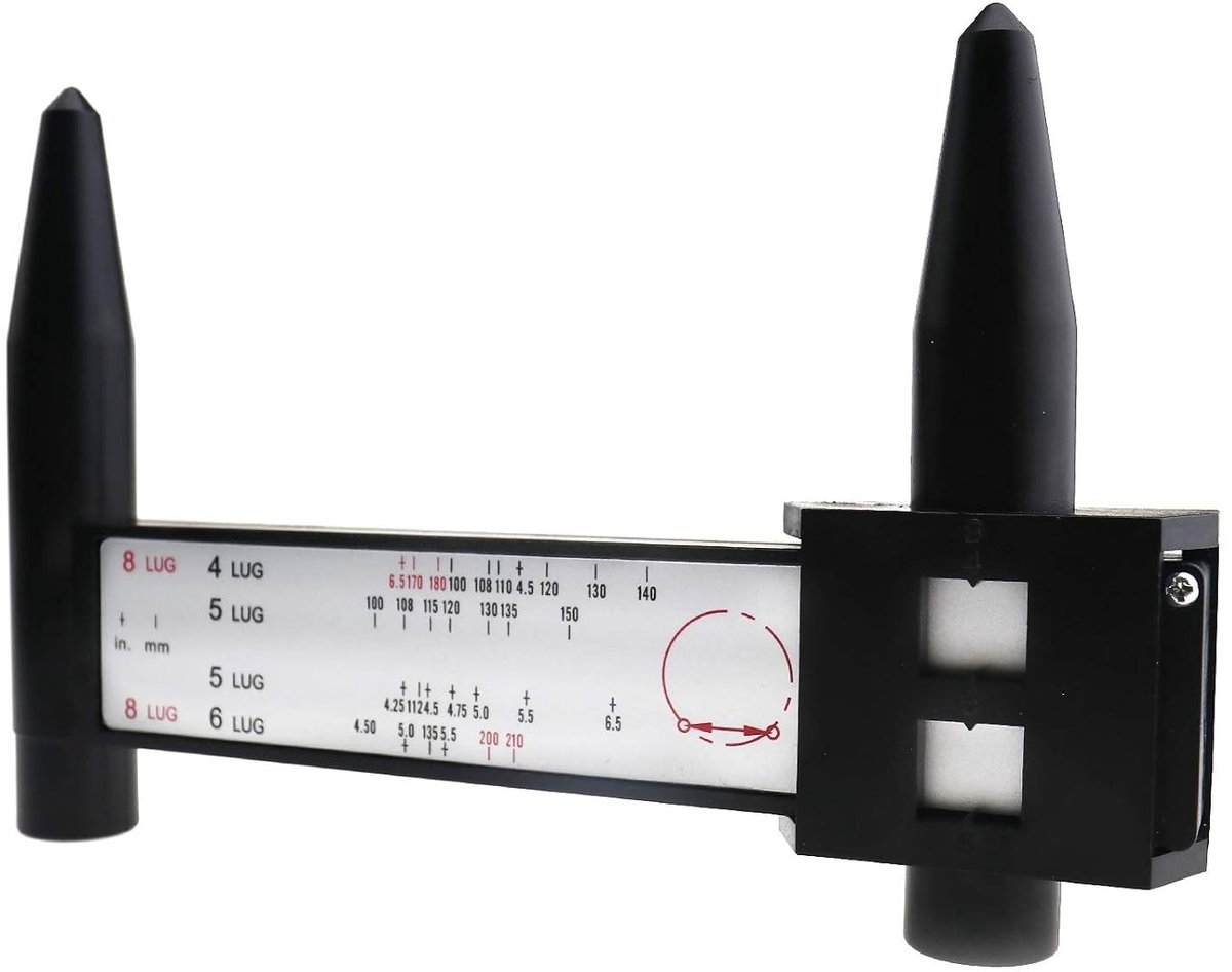 Ideale Handgereedschap voor het Meten van Boutpatronen met 4, 5, 6 en 8 Gaten voor Wielen