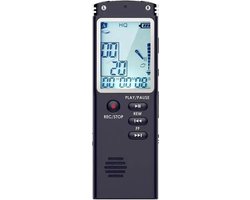 8GB digitale spraakrecorder, EVP (Electronic Voice Phenomenon) paranormaal apparaat voor het vastleggen van geesten, oplaadbare draagbare opnamebox met ruisonderdrukkingsfunctie.